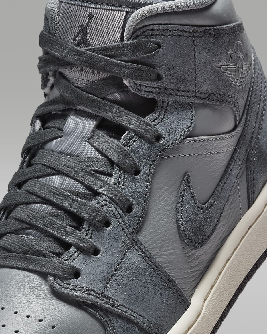 Air jordan 1 mid se womens lifestyle shoe (white/black) shop